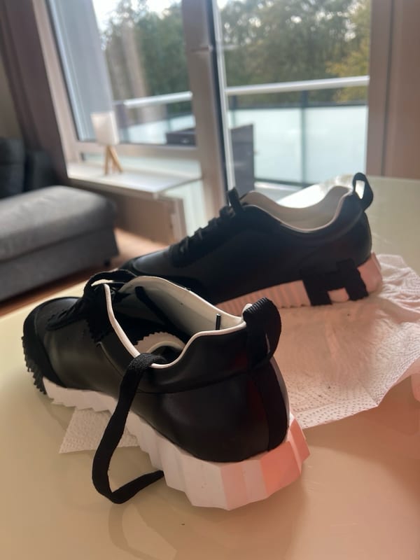 Hermes Herren Schuhe – Größe 42 – Schwarz – Bild 4 von 6