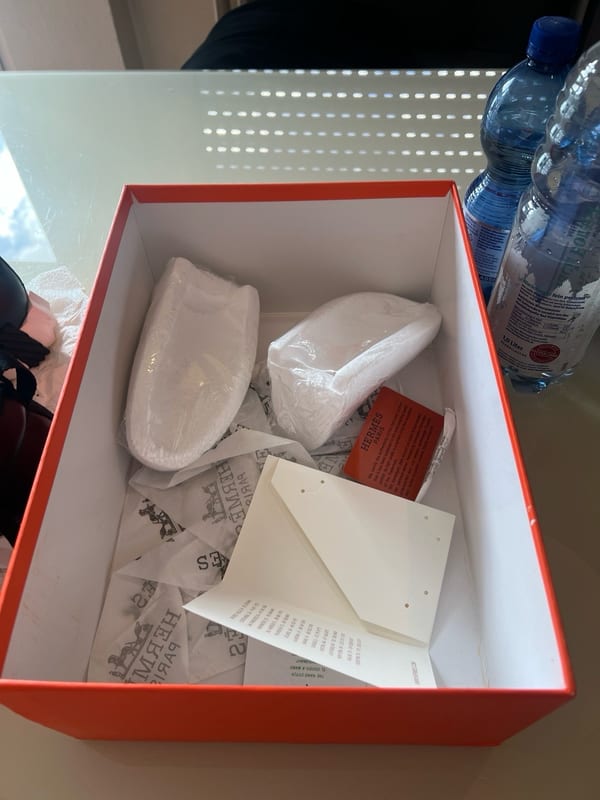 Hermes Herren Schuhe – Größe 42 – Schwarz – Bild 6 von 6