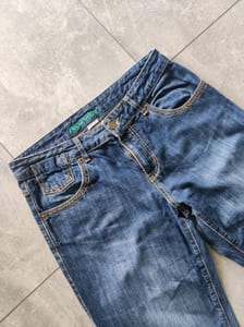 Hessnatur Damen Jeans, gerade geschnitten – Größe 38 – Blau – Bild 3 von 7