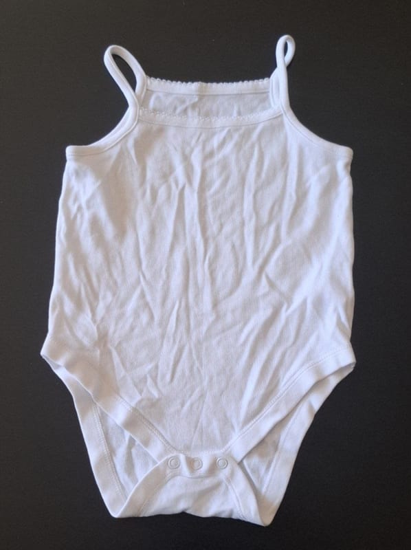 Baby 3er Set weiße Trägerbodys Gr.86 – Bild 6 von 8