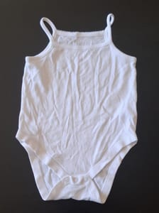 Baby 3er Set weiße Trägerbodys Gr.86 – Bild 6 von 8