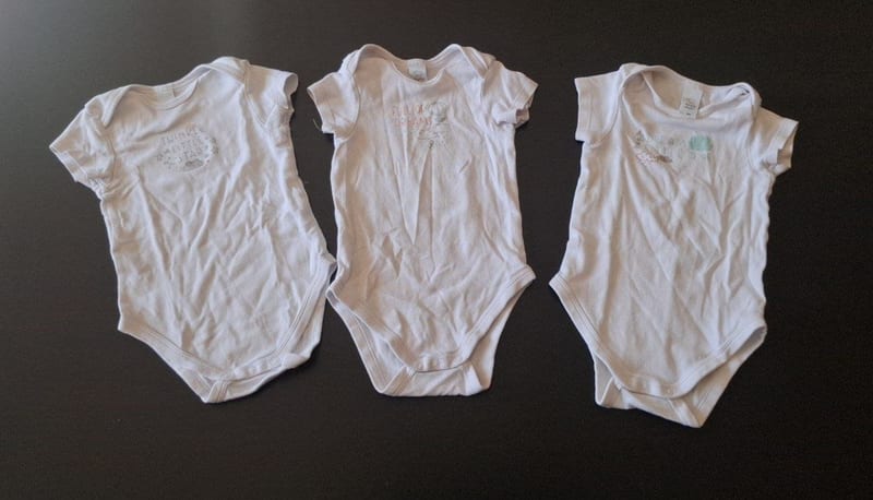 Baby 3er Set Kurzarm-Bodys Gr.86 – Weiß/Bunt