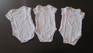Baby 3er Set Kurzarm-Bodys Gr.86 – Weiß/Bunt