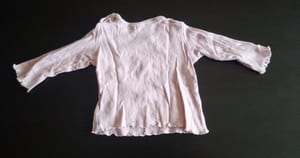 Kinder Langarmshirt Rosa gestreift mit Herz Gr. 80 – Bild 2 von 2
