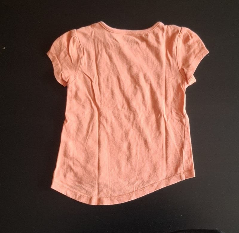 Mädchen T-Shirt in Pfirsich Gr.80 – Bild 2 von 2