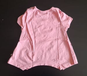 Mädchen Rosa T-Shirt Flamingo-Print & "Vacation" Gr. 80 – Bild 2 von 2
