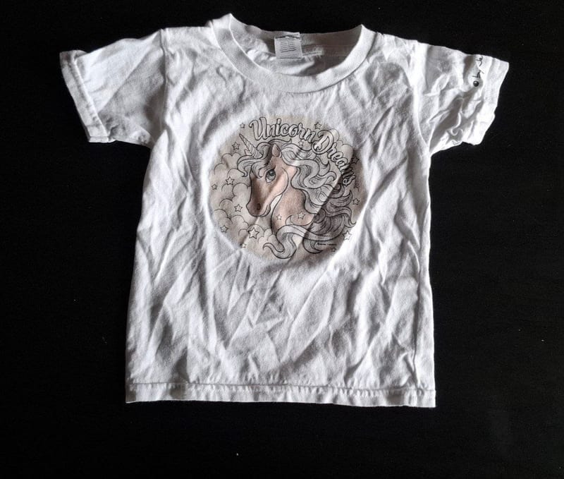 Mädchen Süßes Magisches UV-T-Shirt mit Einhorn-Motiv Gr.80 – Weiß – Bild 2 von 3