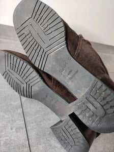 Damen Braune Wildleder-Stiefeletten mit Schnürung – Größe 39 – Bild 7 von 7