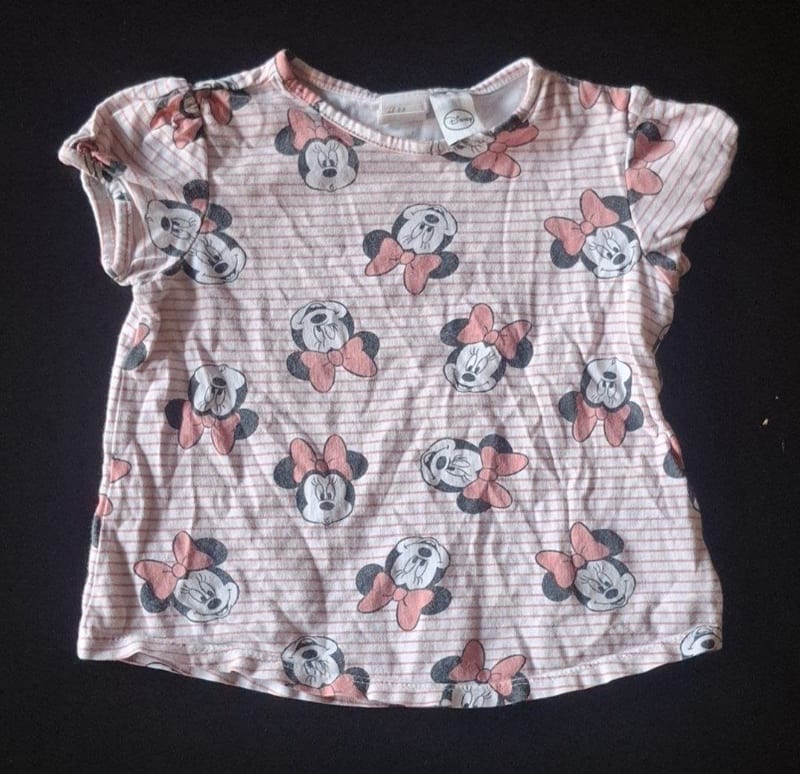 Mädchen Süßes Top mit Minnie Maus Gr.86 – Rosa