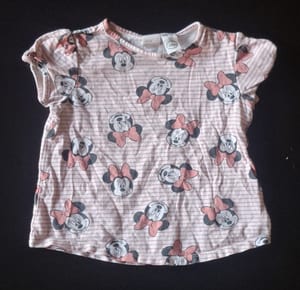 Mädchen Süßes Top mit Minnie Maus Gr.86 – Rosa