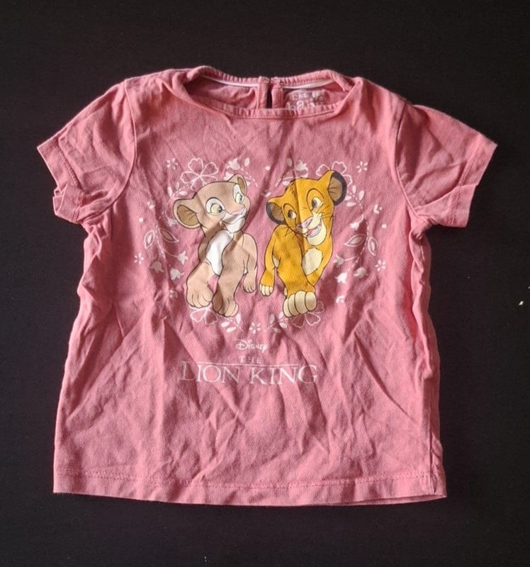 Mädchen Niedliches Disney T-Shirt Gr.86 – Rosa