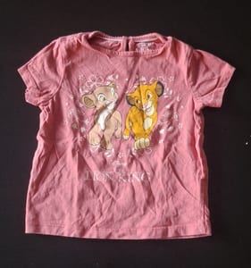 Mädchen Niedliches Disney T-Shirt Gr.86 – Rosa