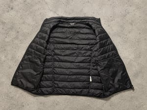Herren Originale EA7 Armani Pufferweste Gr. M – Schwarz – Bild 6 von 8