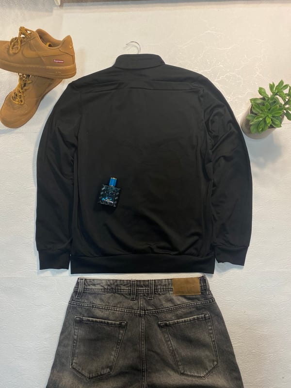 Herren adidas Trainingsjacke Schwarz Gr. M – Schwarz/Weiß – Bild 2 von 5