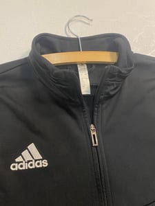 Herren adidas Trainingsjacke Schwarz Gr. M – Schwarz/Weiß – Bild 4 von 5