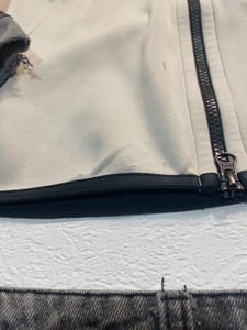 Herren Nike Kapuzenjacke Grau Weiß Streetwear Gr M – Weiß/Grau/Schwarz – Bild 4 von 6