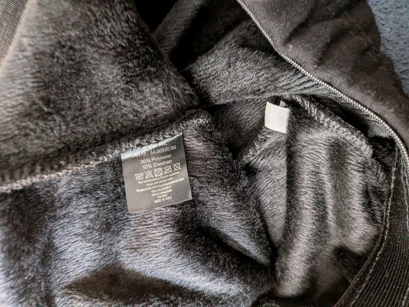 Damen Schwarze Leggings mit silbernen Seitenstreifen – Größe L/XL – Bild 5 von 6
