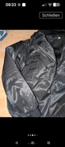 Schwarze Fliegerjacke mit Pelzkragen – Herren – Größe 54 – Bild 3 von 10