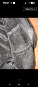 Schwarze Fliegerjacke mit Pelzkragen – Herren – Größe 54 – Bild 6 von 10