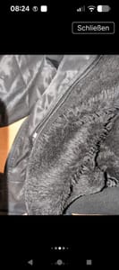 Schwarze Fliegerjacke mit Pelzkragen – Herren – Größe 54 – Bild 9 von 10