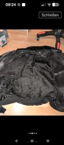 Schwarze Fliegerjacke mit Pelzkragen – Herren – Größe 54 – Bild 10 von 10