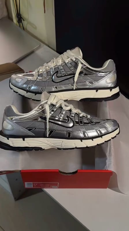 Nike Herren P-6000 – Größe 40 – Silber/Grau – Bild 2 von 4