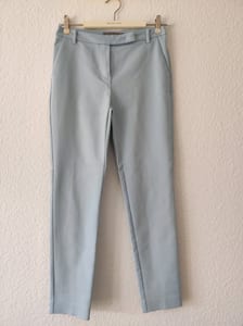 Damen Hosenanzug in Hellblau – Blazer und Stoffhose – Größe 34 – Bild 6 von 8