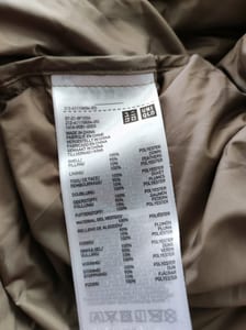 Damen Lange Daunenjacke mit Bindegürtel – Beige – Größe XXL – Bild 8 von 9