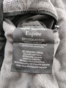 Damen Winterjacke mit Kunstfellkapuze und Gürtel – Schwarz – Größe XS – Bild 9 von 10