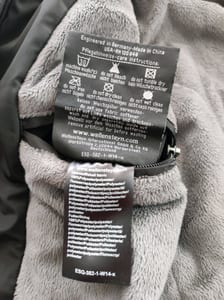 Damen Winterjacke mit Kunstfellkapuze und Gürtel – Schwarz – Größe XS – Bild 10 von 10