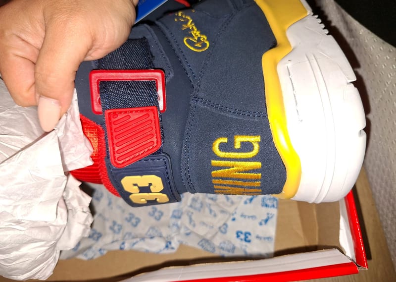 Patrick Ewing Herren 33 Hi – 43 Sneaker in Originalverpackung – Größe 43 – Blau – Bild 6 von 9