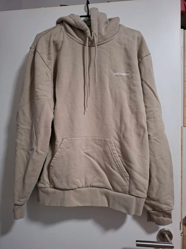 Herren Beiger Kapuzenpullover carharrt – Größe L