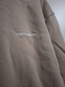 Herren Beiger Kapuzenpullover carharrt – Größe L – Bild 2 von 9