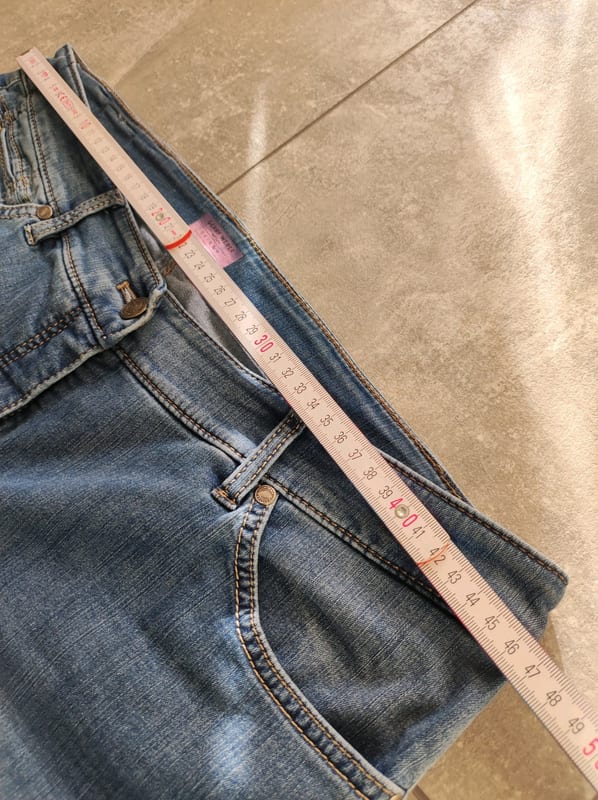 Damen Jeans in Mittelblau, Skinny-Schnitt – Größe 46 – Bild 6 von 7