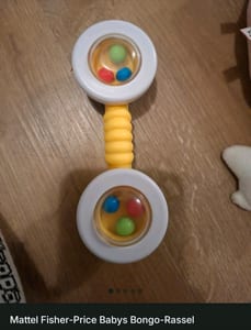 Verschiedene Rasseln – Babyspielzeug-Set – Bild 6 von 7
