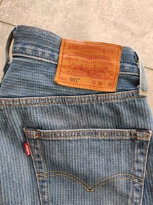 Herren Jeans – blau, Five-Pocket-Schnitt – Größe S – Bild 2 von 6