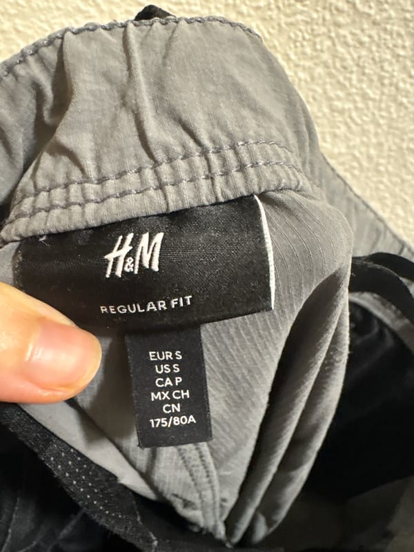 Herren Graue Outdoor-Hose mit Tunnelzug und Bündchen – Größe S – Bild 2 von 7