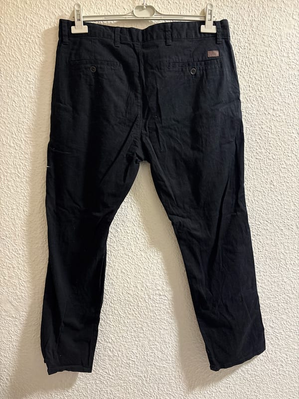 Schwarze Chinohose für Herren – Größe 3XL – Bild 3 von 3