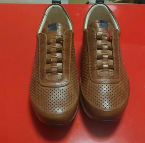 Neu Pikolinos Liverpool Herren-Sneaker Echtleder Braun – Größe 43