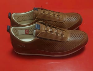 Neu Pikolinos Liverpool Herren-Sneaker Echtleder Braun – Größe 43 – Bild 2 von 4