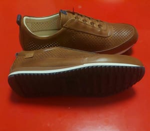Neu Pikolinos Liverpool Herren-Sneaker Echtleder Braun – Größe 43 – Bild 4 von 4
