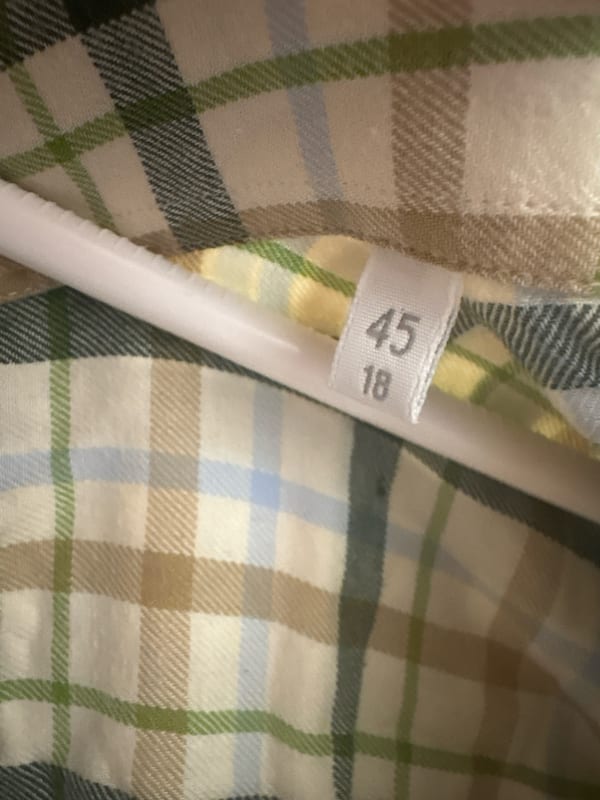 Kariertes Langarmhemd, Herren – Größe 3XL – Grün – Bild 3 von 3