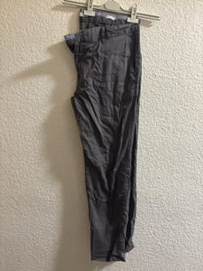 Graue Herren-Chinohose, Regular Fit – Größe 48 – Bild 2 von 4