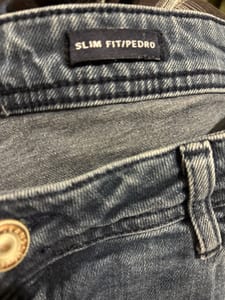 Herren Jeans – Slim Fit, dunkelblau – Größe 38 – Bild 3 von 4