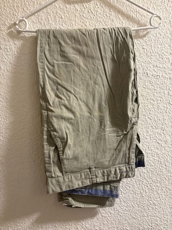 Herren Beige Stoffhose, Regular Fit – Größe 3XL – Bild 3 von 3