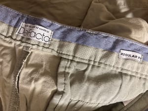 Herren Beige Stoffhose, Regular Fit – Größe 3XL – Bild 2 von 3