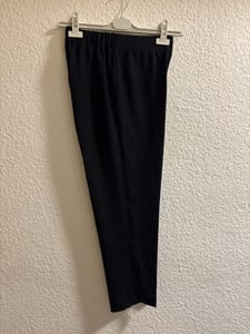 Damen Schwarze Stoffhose mit elastischem Bund – Größe XS/S – Bild 2 von 2