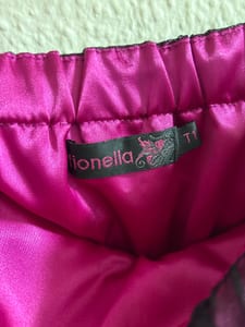 Damen Bandeau-Kleid mit Pailletten und Tüll, Lila-Pink – Größe 36 – Bild 2 von 3