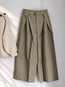 Damen high waist Marlene mit Details 38/40 cappuccino – Größe M – Beige – Bild 3 von 4