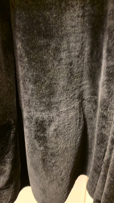 Damen Vintage Marc Cain Lammfellmantel Schwarz Echtleder Shearling Coat 80s/90s – Größe Oversize – Bild 5 von 9